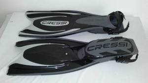 lot 123 image: NEW Cressi Swim Fins. Size XL