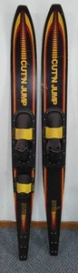 lot 148 image: Vintage Cutn Jump 200SS Graphite Combo 66 in. Water Skis