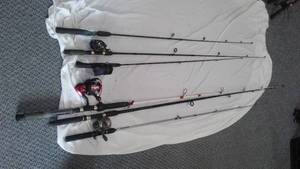 lot 152 image: Rods (6) And Reels (4).