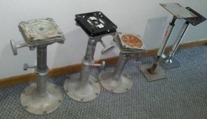 lot 162 image: Boat Seating Stands (5) Swivel and Stationery