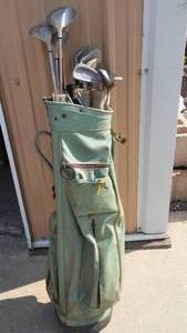 lot 170 image: Vintage Acculine, Wilson, McGregor Womens Golf Clubs