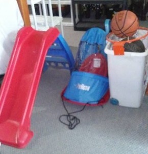 lot 187 image: All Season Play Sport Activity. Slide, Sled, Balls