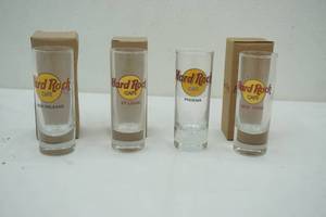 lot 30 image: Hard Rock Cafe Shot Glasses