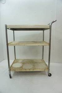 lot 32 image: Vintage Metal Cart