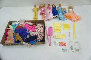 lot 35 image: Vintage Barbies & Accessories