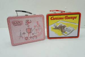 lot 52 image: Retro Metal Lunch Boxes