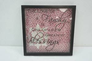 lot 84 image: The Love of a Family is Lifes Greatest Blessings