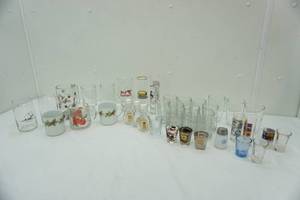lot 87 image: Shot Glasses, Glassware, Coffee Mugs