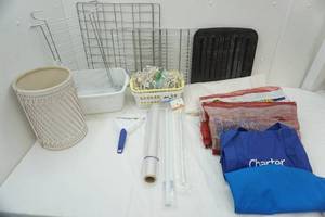 lot 99 image: Wire Racks, New Tension Rods, and more