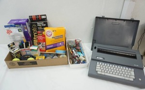 lot 98 image: Junk Drawer & Electric Typewriter