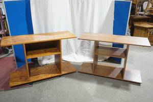 lot 124 image: 2 TVComputer Stands