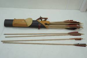 Fiberglass Arrows & Quiver