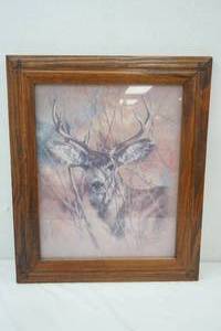 lot 172 image: K. Maroon 78 The Silent Buck framed