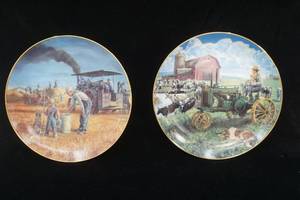 lot 182 image: Mort Kunstler Farmland Memories Series Collectible Plates (2ct)