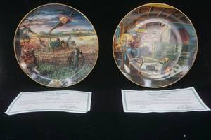 lot 184 image: Charles Freitag Life on the Farm Series Collector Plates (2ct)