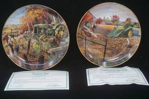 Charles Freitag "Life on the Farm" Series Collector Plates (2ct)