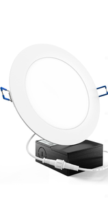 lot 111 image: Brand New Sunco 12 Pack Recessed Lighting 6 Inch LED, Canless Ceiling Lights Slim with Junction Box, 14W (100W Equivalent), 5000K Daylight 50000 Lifetime Hours $59.99 Retail