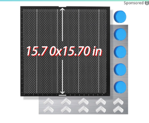 lot 114 image: Brand New Honeycomb Laser Bed 15.7X15.7in Honeycomb Working Panel for Heat Dissipation and Desktop-Protecting, Honeycomb Working Table with Aluminum Panel for Most Laser Cutter $89.99 Retail