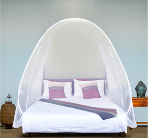 lot 115 image: New Even Naturals Luxury Mosquito Met Pop Up Tent Large for Twin to Queen Size Beds