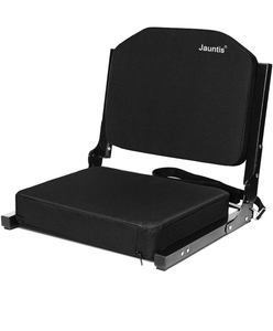 lot 127 image: Brand New Jauntis Stadium Seats for bleachers, Ultra Padded, Comfy Foam Back and Cushion, Wide Portable.$46.70