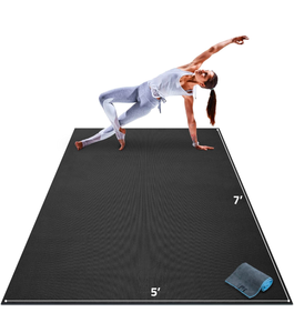 lot 147 image: Brand New Gorilla Mat Premium Large Yoga Mat 7x5 Extra Thick Non Slip for Barefoot $139.99 Retail