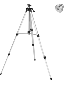 lot 158 image: Brand New Firecore Adjustable 60-inch Aluminum Alloy Laser Tripod, with Bubble Level and Extra 58-11 Tripod Adapter-FT1500D