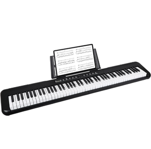lot 174 image: Brand New 88 Key Digital Piano Semi Weighted Electronic Keyboard Piano $89.99