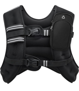 lot 183 image: Brand New Zelus 20lb Weighted Vest with Reflective Stripe for Workout, Strength Training and Fitness