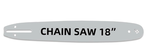 lot 186 image: Brand New 18 Chainsaw Guide Bar 62 Drive Links 38 LP Pitch