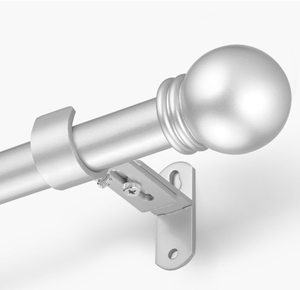 lot 188 image: Brand New AMZseven Curtain Rod  Max Adjustable Length of 144