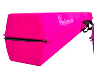 lot 191 image: Brand New PreGymnastics Folding Balance Beam for Kids Foldable Floor Beam 6ft Pink $55.99