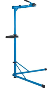 lot 194 image: Brand New Professional Bike Repair Stand Blue Heavy Duty Stand 110lbs Capacity for Electric, Mountain, and Road Bikes $242.50 Retail