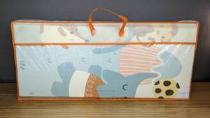 lot 103 image: New Foam Baby Play Mat Decorated with Elephants, Monkeys and more