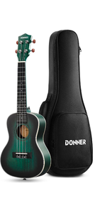 Brand New Donner Concert Ukulele Professional 23 Inch Mahogany Ukulele for Adult Beginner Ukulele Bundle $69.99 Retail
