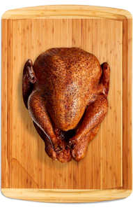 lot 204 image: Brand New Greener Chef 30 Extra Large Bamboo Cutting Board $73.79 Retail