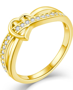 lot 226 image: Brand New Size 8 Starchiene Infinity Heart Ring 925 Sterling Silver $49.99