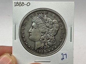 lot 27 image: 1888-O Morgan Silver Dollar