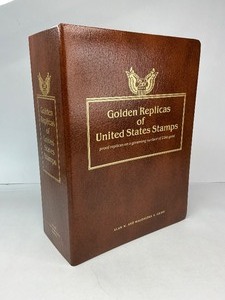 lot 59 image: 70pc Collection of 1st Day Issue 24k Gold Plated Stamps