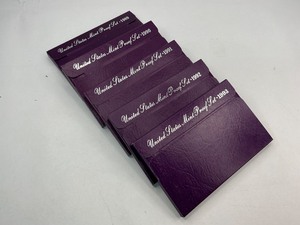 lot 89 image: 5x Run Proof Sets from 1989-1993