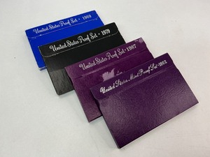 lot 93 image: 4x Proof Sets from 1969-1992