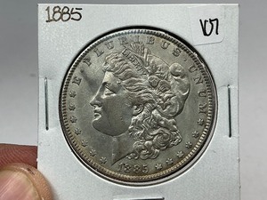 lot 107 image: 1885 Morgan Silver Dollar
