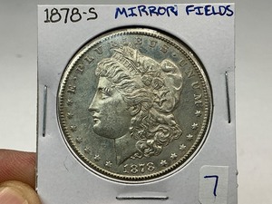 lot 7 image: 1878-S Morgan Silver Dollar