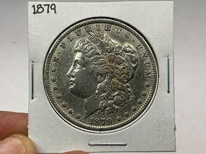 lot 8 image: 1879 Morgan Silver Dollar