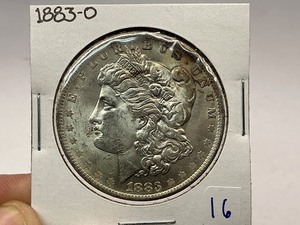lot 16 image: 1883-O Morgan Silver Dollar