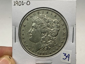 lot 34 image: 1901-O Morgan Silver Dollar