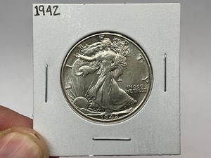 lot 73 image: 1942 Walking Liberty Half Dollar