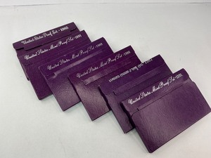 lot 86 image: 6x Proof Sets from 1985-1991