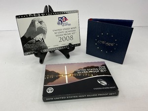 lot 87 image: 3x Silver Proof Sets w15 Silver Coins