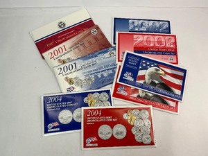 lot 96 image: 5x Mint Sets from 1987-2004