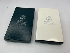 lot 98 image: 1990 & 1991 Commemorative Silver Dollars